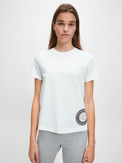 Calvin Klein Ruhák HU260258 | Calvin Klein Icon Női Lounge Póló Fehér